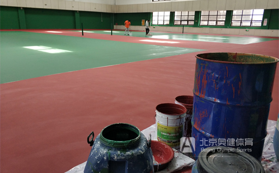 昆泰嘉和酒店網(wǎng)球場(chǎng)地面