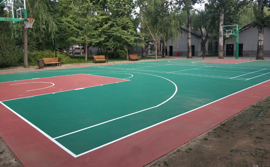 塑膠籃球場地