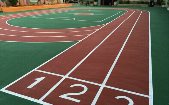 幼兒園塑膠跑道地面