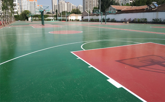 硅pu塑膠籃球場特點(diǎn)