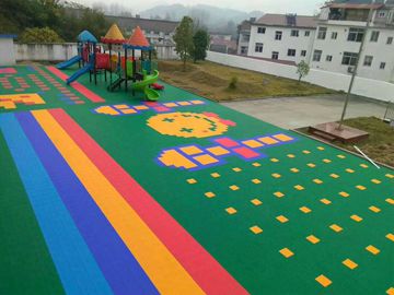 山西懸浮地板鋪設工程案例之和順北關幼兒園地面